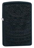 Zippo Tone on Tone Design Black Matte 29989