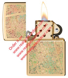 Zippo Dragonfly Wing Design High Polish Brass 46006
