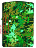 Zippo Retro Design Glow in the Dark Green Matte 46008