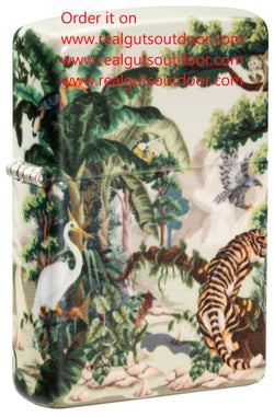 Zippo Jungle Design 540 Matte 46016