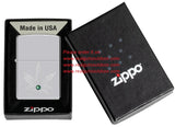 Zippo Leaf Crystal Design High Polish Chrome 46126