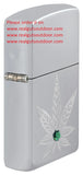 Zippo Leaf Crystal Design High Polish Chrome 46126
