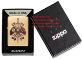Zippo Gamer Creed Design High Polish Brass 46141