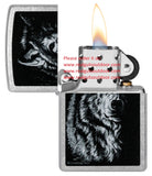 Zippo Lindsay Kivi Shadow Wolf Street Chrome 46149