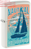 Zippo Meet Buck Wear Nautical By Nature White Matte 46150