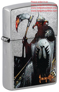 Zippo Frank Frazetta Death Dealer Street Chrome 46161