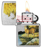 Zippo Linda Picken Majestic Buck Design Street Chrome 46165