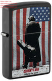 Zippo Johnny Cash Walk the Line Black Matte 46166
