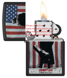 Zippo Johnny Cash Walk the Line Black Matte 46166