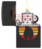 Zippo Colorblock Zippo Design Black Matte 46168