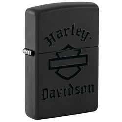 Zippo Harley Davidson Black Matte Color Image 46218