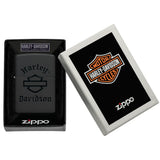 Zippo Harley Davidson Black Matte Color Image 46218