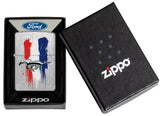 Zippo Ford Mustang logo Street Chrome Color Image 46221