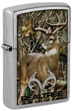 Zippo Realtree® Buck Design Street Chrome Color Image 46224
