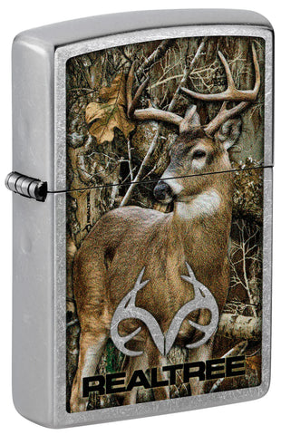 Zippo Realtree® Buck Design Street Chrome Color Image 46224