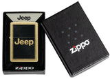 Zippo Jeep Stamp Design Street Brass Color Image 46225