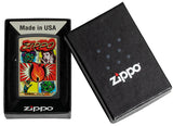 Zippo Comic Zombies Design Black Matte Color Image 46229
