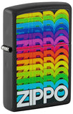 Zippo Techno Design Black Matte Color Image 46234