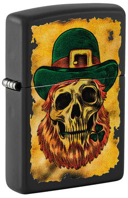 Zippo Lucky Map Design Black Matte Color Image 46244