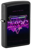 Zippo Sign Design Color Image Black Matte 46247