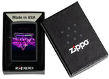 Zippo Sign Design Color Image Black Matte 46247