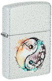 Zippo Floral Yin and Yang Design classic Glacier Color Image 46249