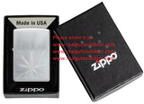 Zippo Luxury Plant Design Satin Chrome Auto Engrave 46256