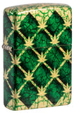 Zippo Argyle Design 540 Fusion Tumbled Brass 46265