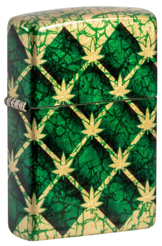 Zippo Argyle Design 540 Fusion Tumbled Brass 46265