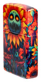 Zippo Spooky Sunflower Design Tumbled Brass 540 Fusion 46267