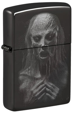 Zippo Monster Design High Polish Black Photo Image 46292