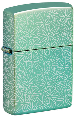 Zippo Atomic Plant Design Photo Image 360 High Polish Green 46294