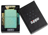 Zippo Atomic Plant Design Photo Image 360 High Polish Green 46294