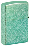 Zippo Atomic Plant Design Photo Image 360 High Polish Green 46294
