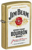 Zippo Jim Beam® Label Design Street Brass Color Image 46305