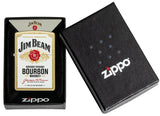 Zippo Jim Beam® Label Design Street Brass Color Image 46305