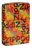 Zippo Pixel Fusion Design 540 Fusion Lustre Tumbled Brass 46386