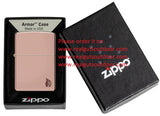 Zippo Armor® High Polish Rose Gold Flame Design Deep Carve 46401