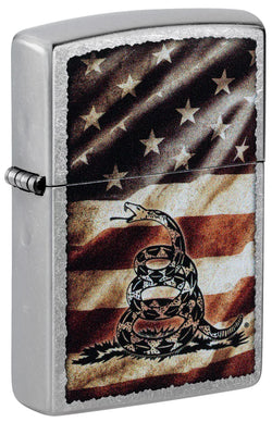 Zippo Don't Tread on Me® Street Chrome Color Image 46417