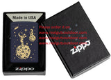 Zippo Lost in Space Design Navy Matte Laser Engrave 46423