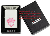 Zippo Honky Tonk Design Cowboy Hat White Matte Color Image 46468