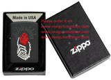 Zippo Undying Love Design Black Matte Color Image 46469