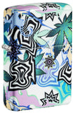 Zippo Abstract Plant Design 540 Color Glow in Dark 46562