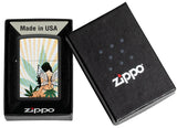 Zippo Plant Fairy Design Color Image Black Matte 46576