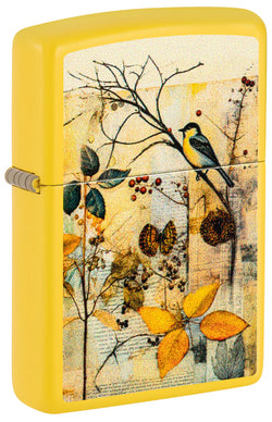 Zippo Scrapbook Bird Design Color Image Sunflower 46580