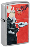 Zippo Collage Design Street Chrome Color Image 46581