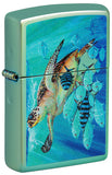 Zippo Guy Harvey Hawksbill Caravan Design Color Image High Polish Green 46589