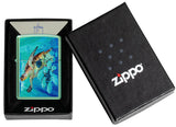 Zippo Guy Harvey Hawksbill Caravan Design Color Image High Polish Green 46589