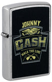 Zippo Johnny Cash Walk the Line Color Image Street Chrome 46592