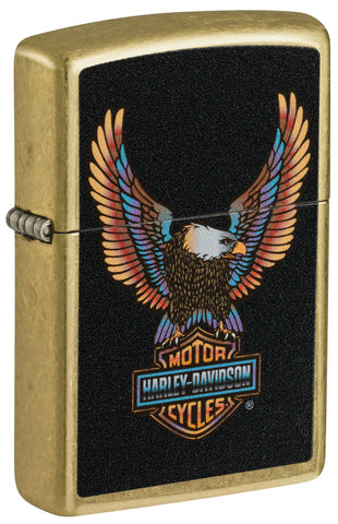 Zippo Harley-Davidson Eagle Logo Street Brass Color Image 46678